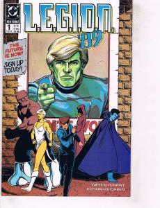 Lot Of 2 DC Comic Books Legion '89 #1 and Flash Gordon #1  ON6
