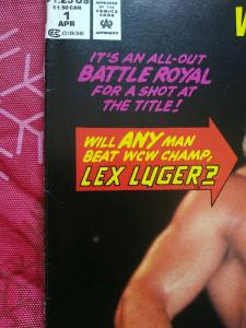 WCW World Championship Wrestling #1 (Apr 1992, Marvel) Lex Luger - Newsstand