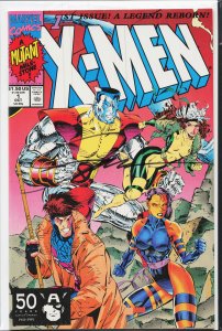 X-Men #1 Colossus and Gambit Cover (1991) X-Men [Key Issue]