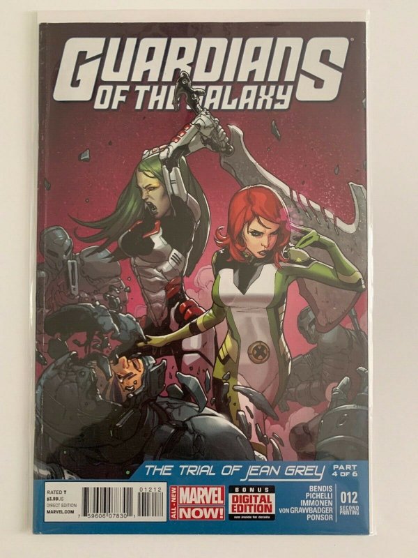 Guardians of The Galaxy 12 2nd Print Trial of Jean Grey Part 4 Marvel Comics VF