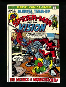 Marvel Team-up #5 Spider-Man Vision! 1st Appearance Monstroid!