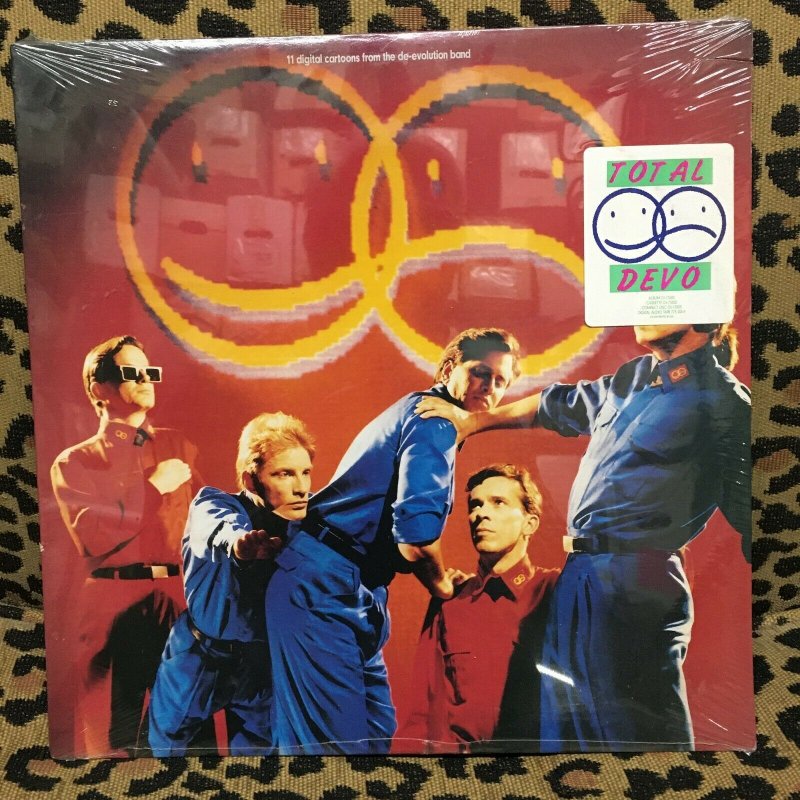 DEVO - TOTAL DEVO Sealed Vinyl - Rare! 1988 Enigma LP Akron Devo day