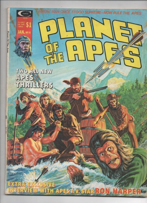 PLANET of the APES #4, VG+, Magazine, Mike Ploog, 1974 1975, more PotA in store