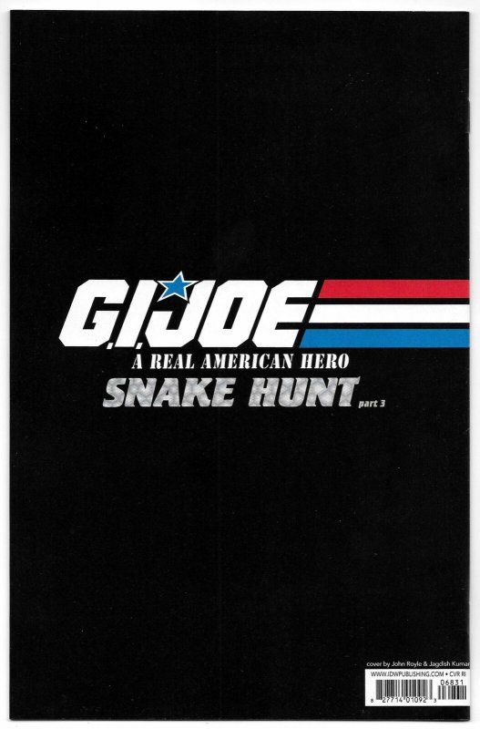 GI Joe A Real American Hero #268 Royle 1:10 Variant (IDW, 2019) NM