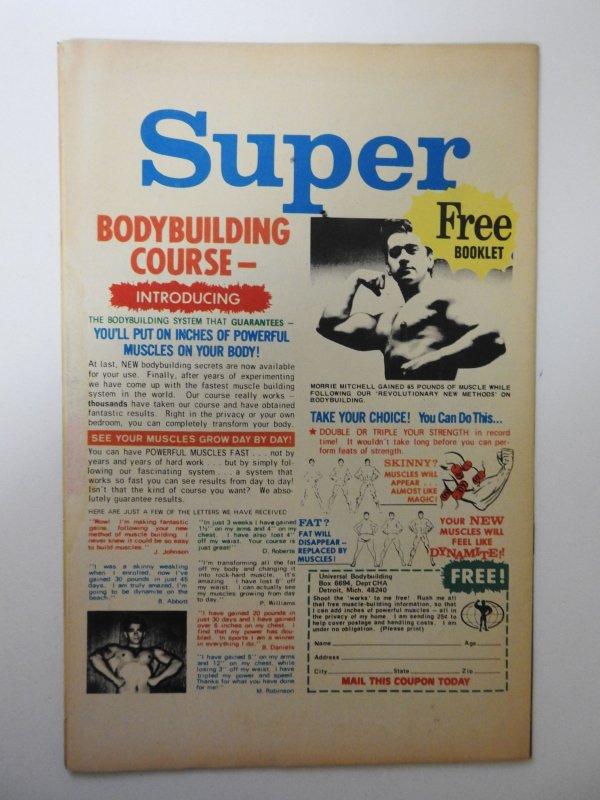 Judomaster #93 (1977) VG+ Condition moisture stain