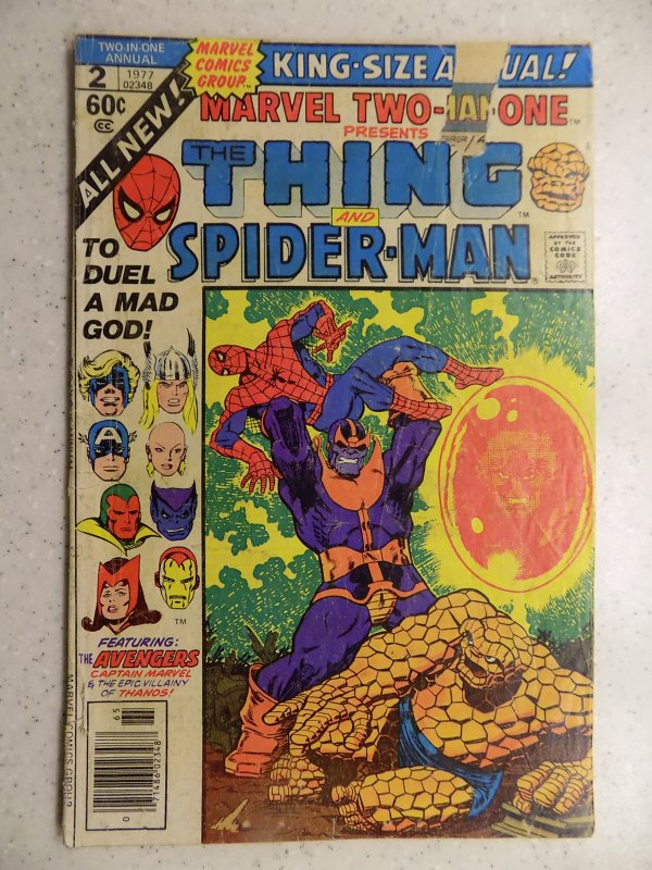 MARVEL TWO-IN-ONE KING SIZE ANNUAL # 2 THING THANOS