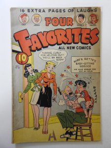Four Favorites #32 (1947) VG Condition! Moisture stain