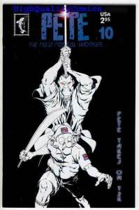 PETE the P.O.'d POSTAL WORKER #10, NM+, Swords, Y2K, Mail, more in store