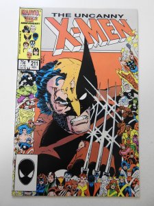 The Uncanny X-Men #211 (1986) VF- Condition!