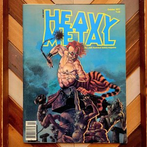 HEAVY METAL VOL. 1 #7 VF- (HM 1977) Sharp! WRIGHTSON Cover! MOEBIUS, Corben Art