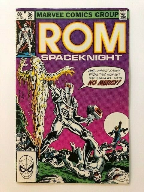 MARVEL ROM Spaceknight #36  Dire Wraith FINE (A70)