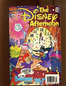 Disney Afternoon #4 - Rick Stasi Cover/Dark Wing Duck! (7.0/7.5) 1995