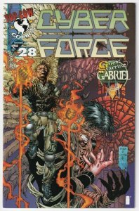 Cyber Force #28 November 1996 First Printing Top Cow Comics