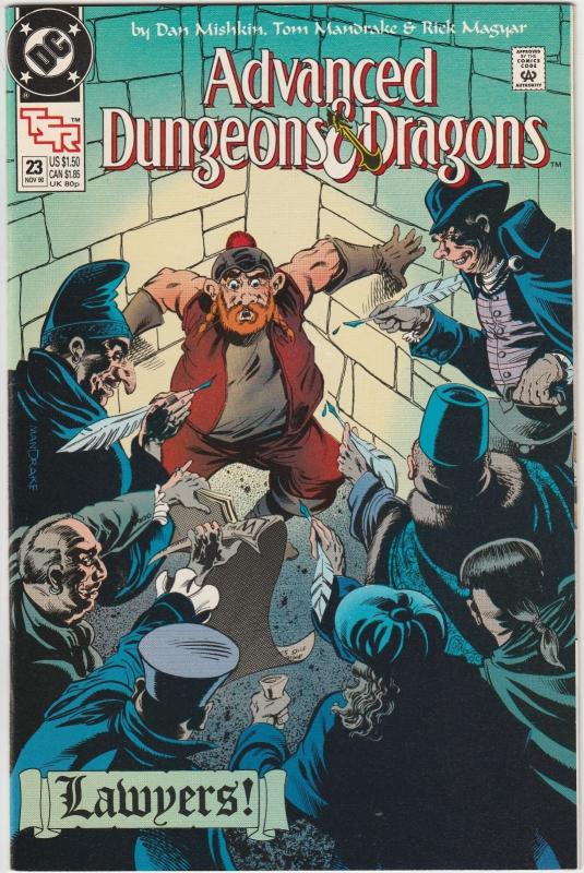 6 Advanced Dungeons & Dragons DC Comic Books # 19 23 24 25 26 28 Mishkin LH26