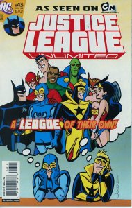 Justice League Unlimited 43 VF  2008  Blue Beetle!  Booster Gold!