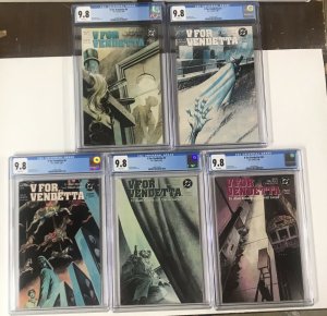 V For Vendetta 1 2 3 4 5 6 7 8 9 10 1-10 Complete 1st Print Cgc 9.8