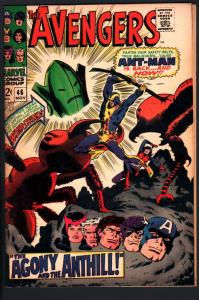 Avengers #46 Ant-Man returns high grade copy vf 1967 marvel