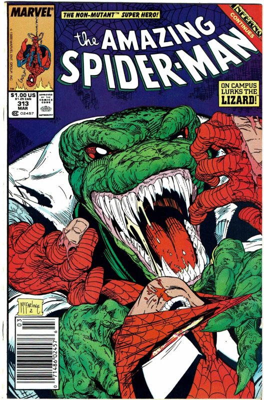 Amazing Spider-Man #313 Todd McFarlane Newsstand NM