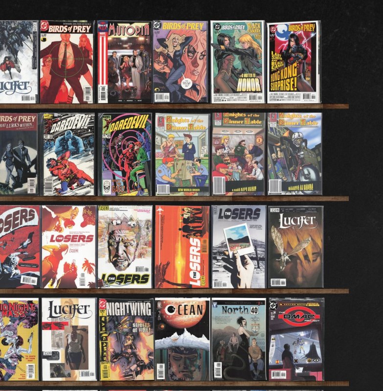 Huge Lot 150+ Comics with Lucifer, Rising Stars, The Losers & More!