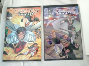 Team One: WildC.A.T.s 1 2 Image Comics 1995 Complete Set Run Lot of 2 VF NM 