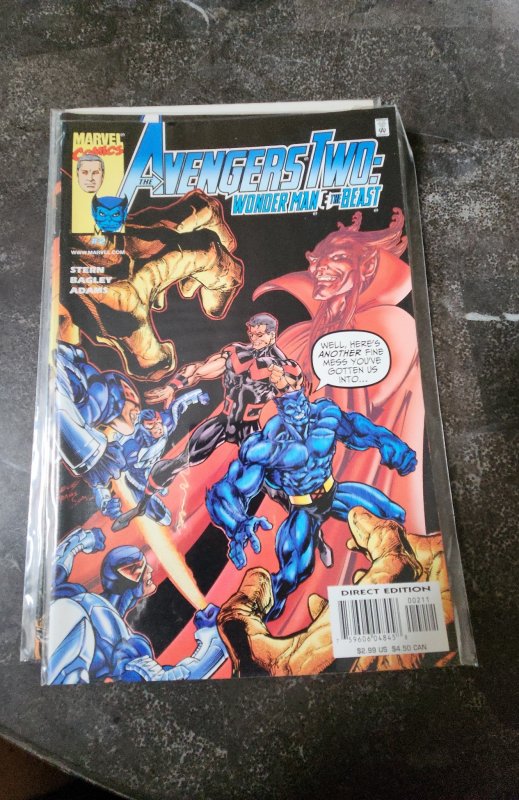 Avengers Two: Wonder Man and Beast #2 (2000)