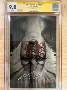 Stake Presents: Jessamy #1 Virgin Metal Cover CGCSS 9.8 Signed by Byrne & Giang