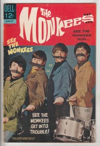 Monkees, The #3 (Jul-67) VF/NM High-Grade The Monkees (Peter Tork, David Jone...