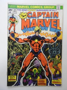 Captain Marvel #32 (1974) VG Condition MVS intact