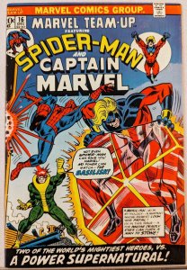 Marvel Team-Up #16 VF 8.0 1st Appearance Of Basilisk Key Issue Just Cleaned!