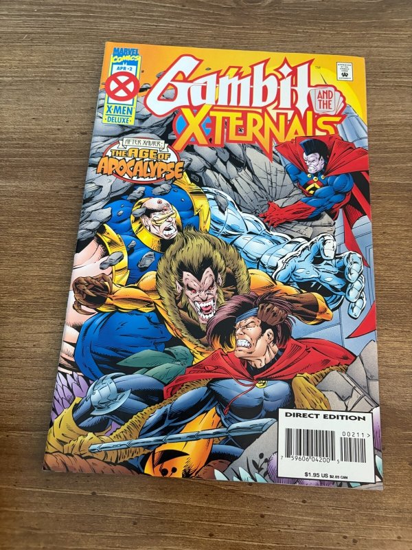 Lot Of 4 Gambit & The Externals Marvel Comic Books # 1 2 3 4 VF-NM 17 J458