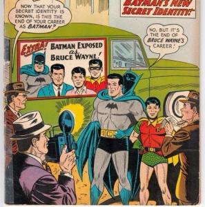 Detective Comics #151 Batman strict VG- 3.5  Batman's New Secret Identity   1962