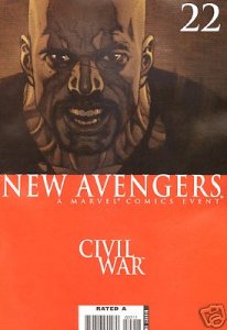 NEW AVENGERS #22 VF+ - VF/NM CIVIL WAR TIE-IN LEINIL YU ART