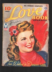 Love Book 3/1943-Popular-Pin-up girl cover-Pulp stories by Velda Johnson-Claire