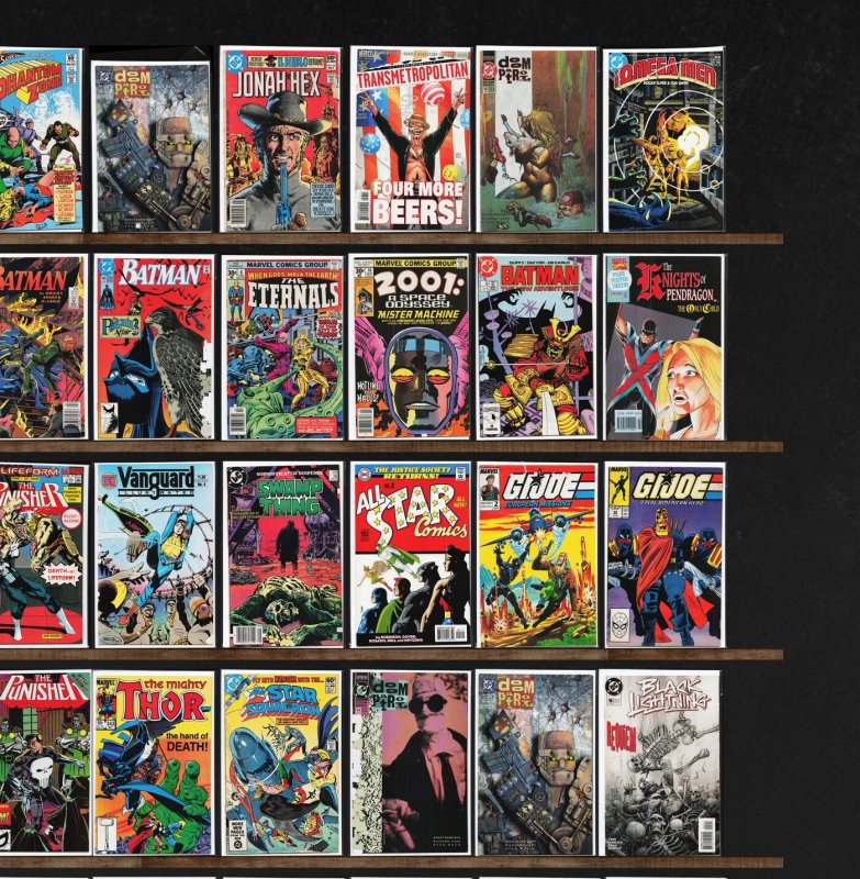 Huge Lot 140+ Comics with Doom Patrol, Batman, Silver Surfer & More!