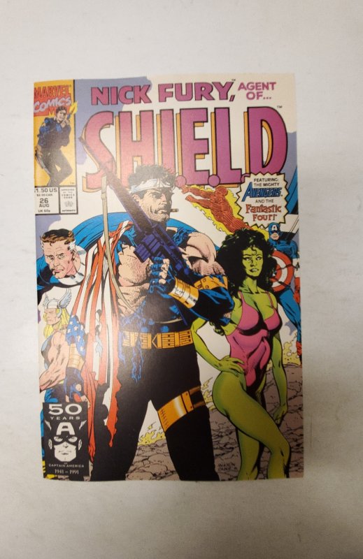 Nick Fury, Agent of SHIELD #26 (1991) NM Marvel Comic Book J717