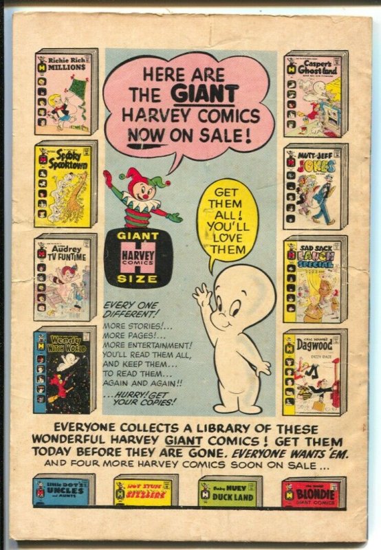 Black Cat #63 1962-Harvey-origin retold-judo tricks-Giant Issue-VG