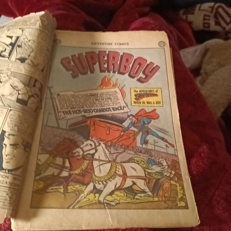 ADVENTURE COMICS #177 DC 1952 GOLDEN AGE Ben Hur story key book Superboy race