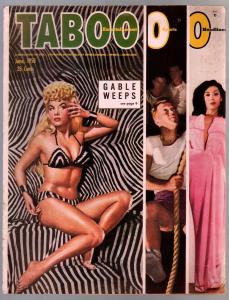 Taboo #7 6/1950-cheesecake-Lilli Christine-Laily salden-Lauren Bacall-VG+