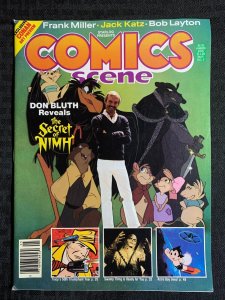 1982 COMICS SCENE Magazine #3 FN- 5.5 Frank Miller / The Secret of Nimh