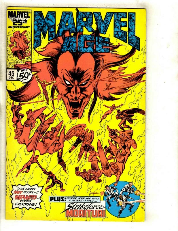 10 Marvel Age Marvel Comics # 40 41 42 44 45 46 47 48 49 50 Stan Lee NP10