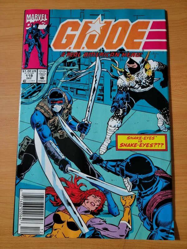 G.I.Joe #119 Newsstand Edition ~ NEAR MINT NM ~ 1991 MARVEL COMICS