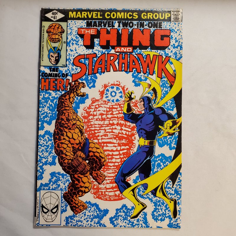 Marvel Two-in-One 61 Fine ​Cover by George Pérez and Terry Austin