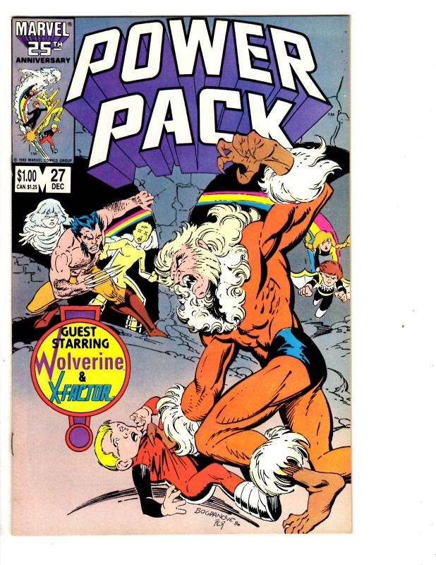 4 Marvel Comic Books Power Pack #27 Quasar #29 New Warriors #16 Slingers #4 JB3