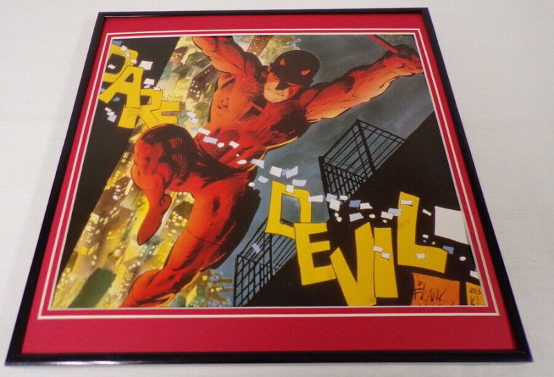 1988 Marvel Daredevil ORIGINAL Vintage Framed 12x12 Poster Display