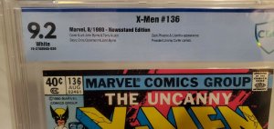 UNCANNY X-MEN #136 - CBCS 9.2 GRADE - NM WHITE PAGES - NEWSSTAND