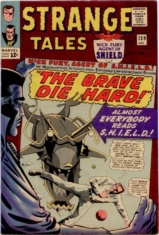Strange Tales  #139 VF+ 8.5  Doctor Strange by Ditko; Nick Fury by Kirby