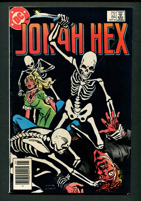 Jonah Hex #84 ( 3.5 VG-  ) Tony DeZuniga Cover / Newsstand / May 1984