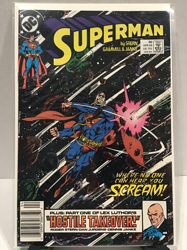 Superman #30 Newsstand Edition (1989)