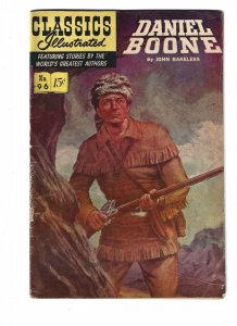 Classics Illustrated #96 Daniel Boone