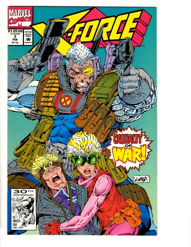 13 X-Force Marvel Comic Books # 1 (6 All Sealed, 2 Deadpool) 3 4 5 6 7 (2) 8 TP3